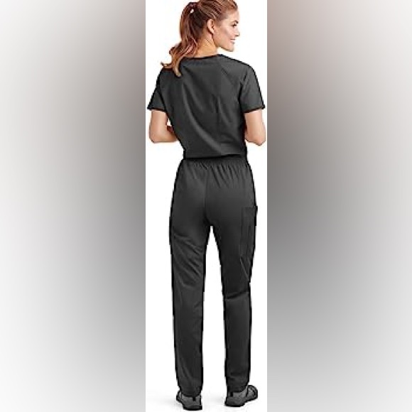 Strictly Scrubs Women’s Classic Scrub Set – Includes Mock Wrap Top and Pant - Picture 6 of 16